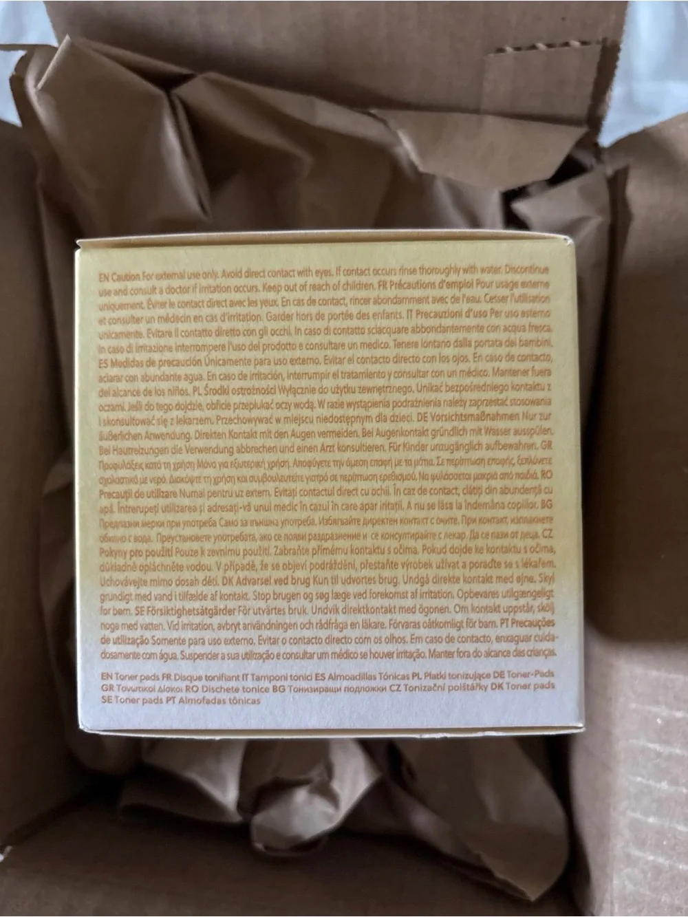 New Hanyul Yuja Brightening Toner Pads with Vitamin C and Niacinamide